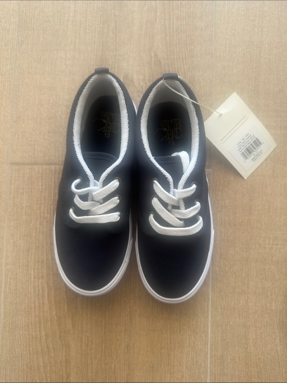 TBBC Prep Step Sneaker navy size 13c NWT